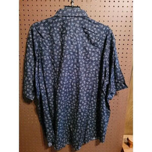 Joseph Abboud Short Sleeve Men's Dress‎ Shirt Black Floral 2X NWT